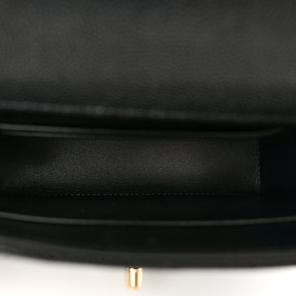 Chanel Caviar Quilted Coco Handle Clutch With Chain Black 5 of 10