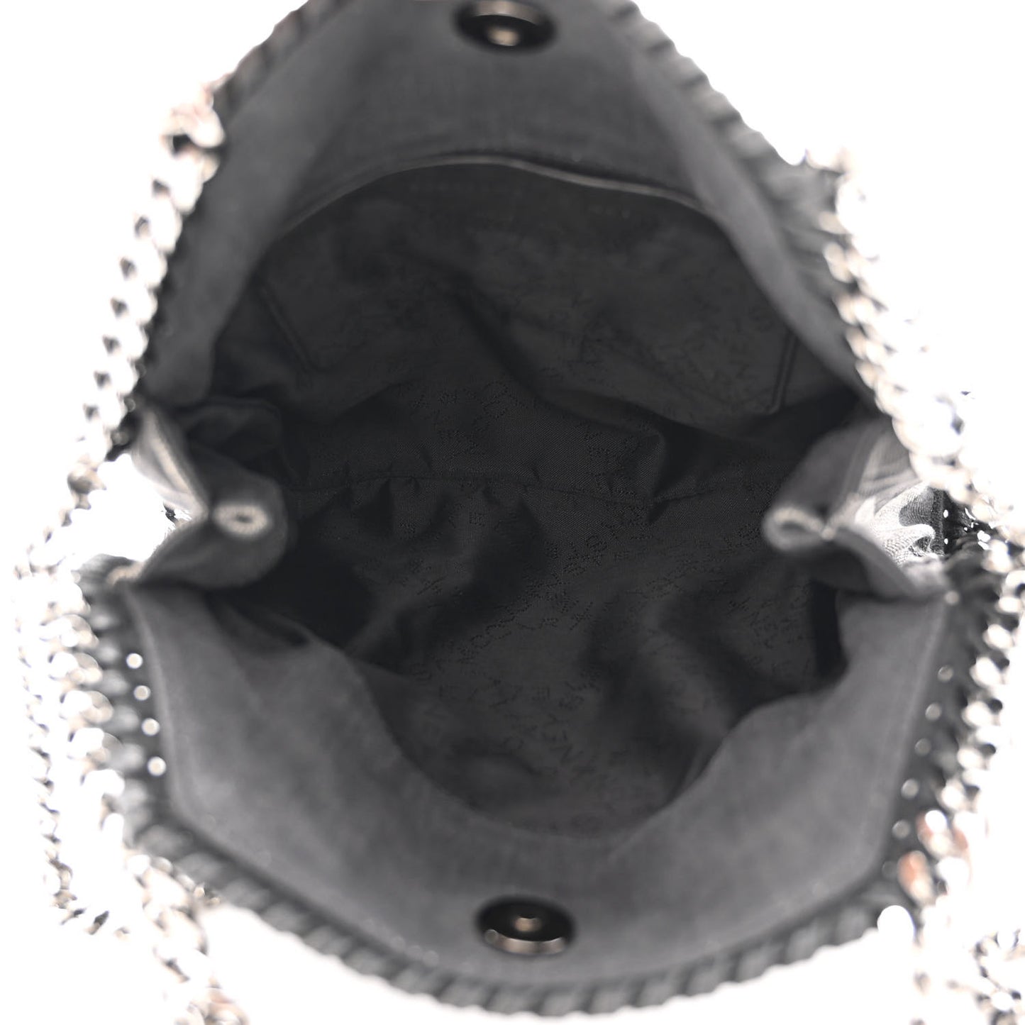Denim Star Mini Falabella Tote Black