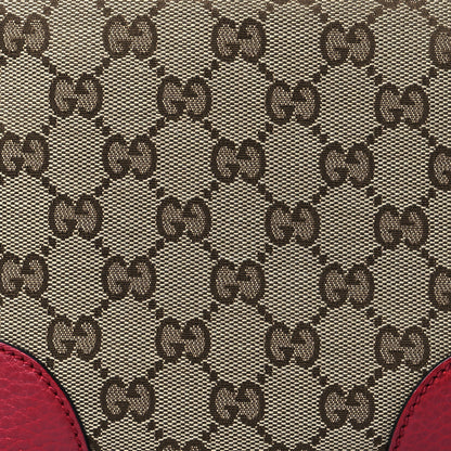 Gucci Monogram Mini Bree Messenger Bag Red 9 of 11