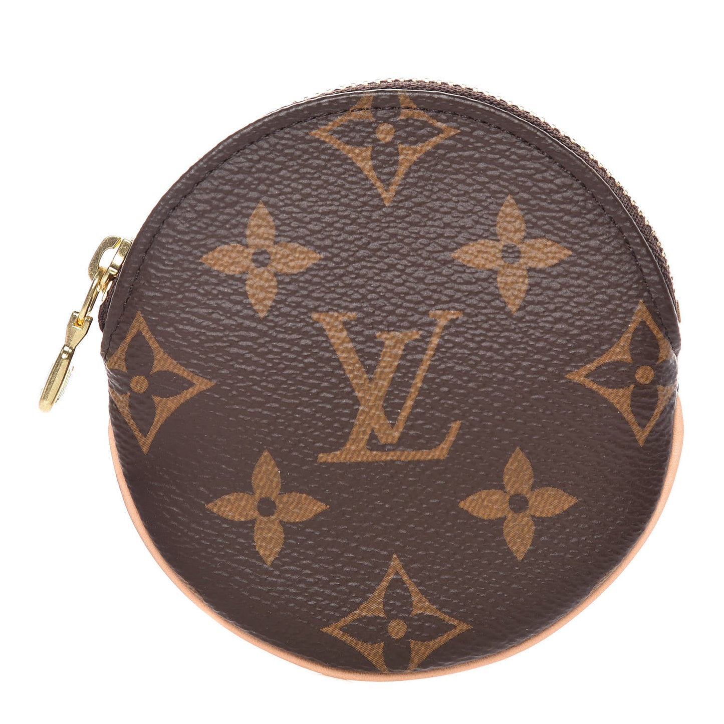 Monogram Round Coin Purse