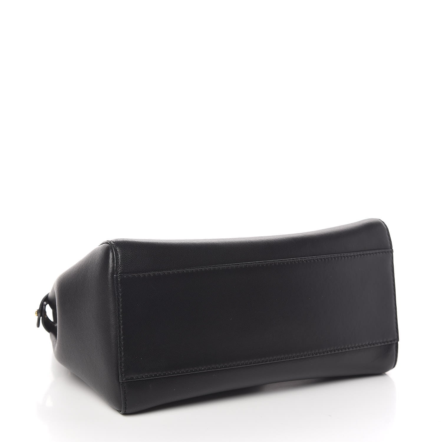 Fendi Nappa Mini Peekaboo Iconic Satchel Black 4 of 12