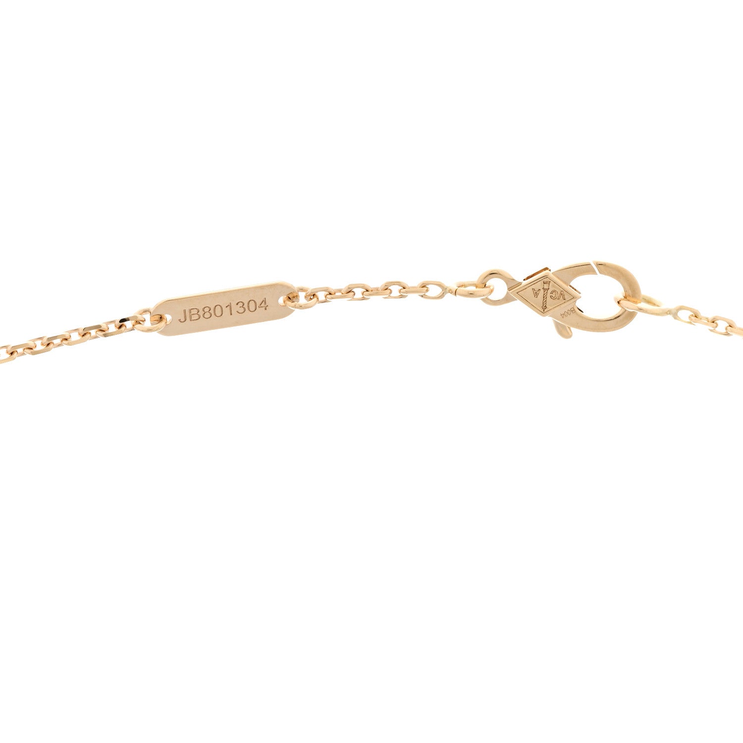 Van Cleef & Arpels 18K Yellow Gold Black Onyx Vintage Alhambra Pendant Necklace 5 of 6