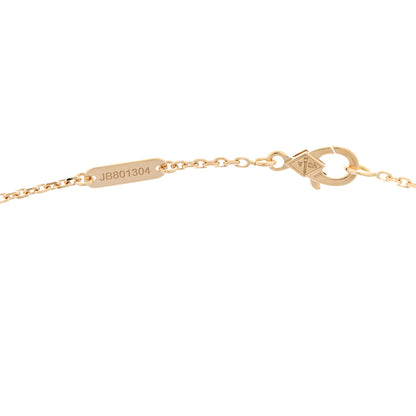 Van Cleef & Arpels 18K Yellow Gold Black Onyx Vintage Alhambra Pendant Necklace 5 of 6