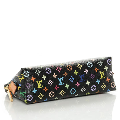 Louis Vuitton Monogram Multicolor Cosmetic Pouch Black Grenade 4 of 6