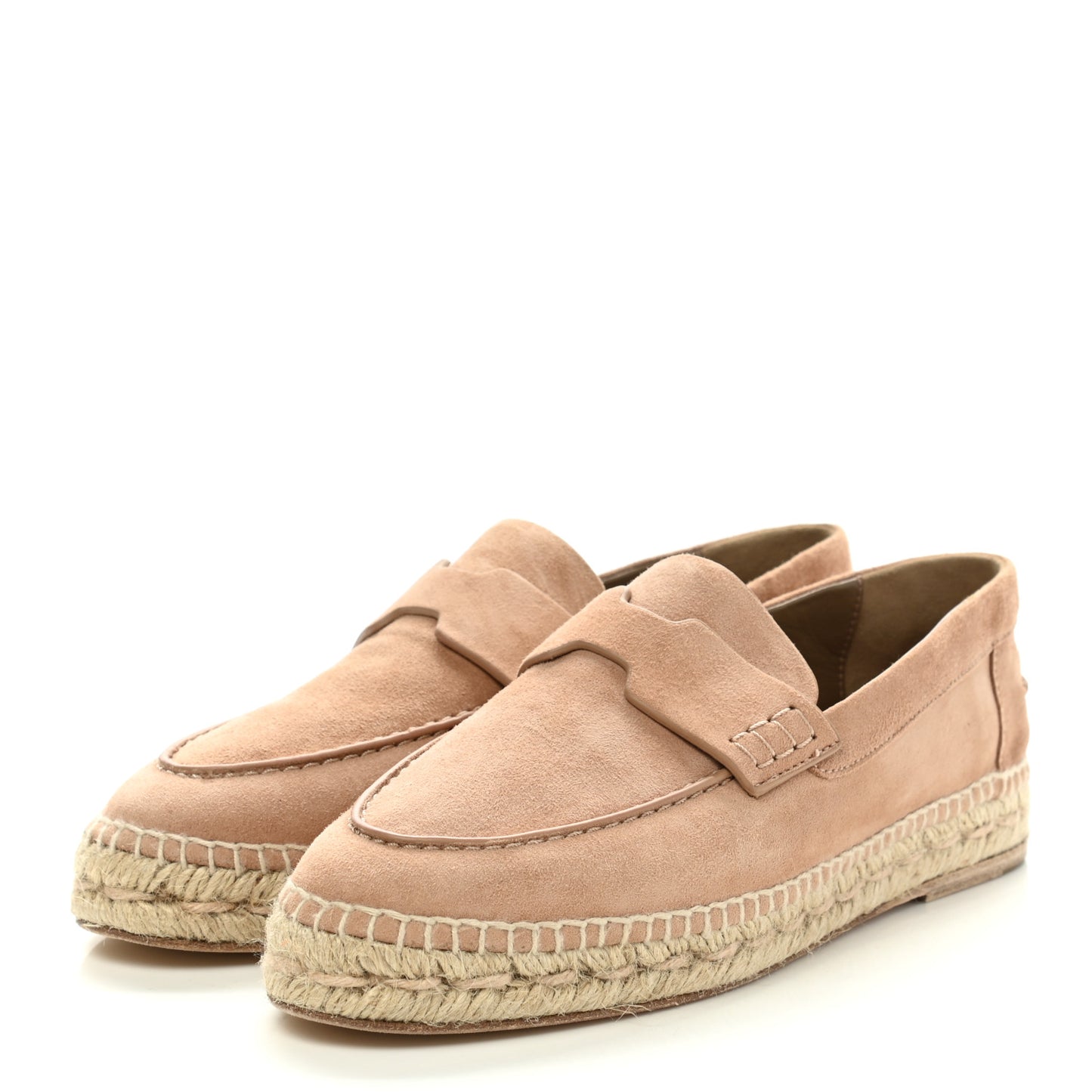 Suede Calfskin Womens Trip Espadrilles 37