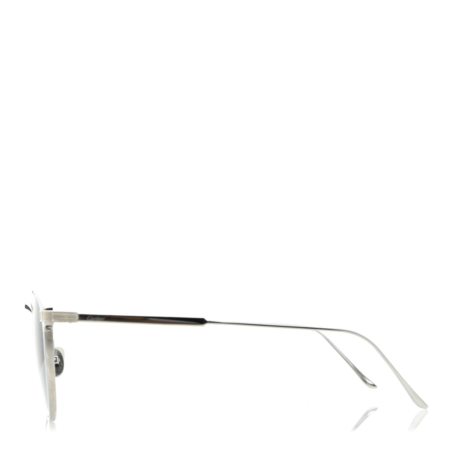 Cartier C De Cartier Sunglasses Silver Black 3 of 7