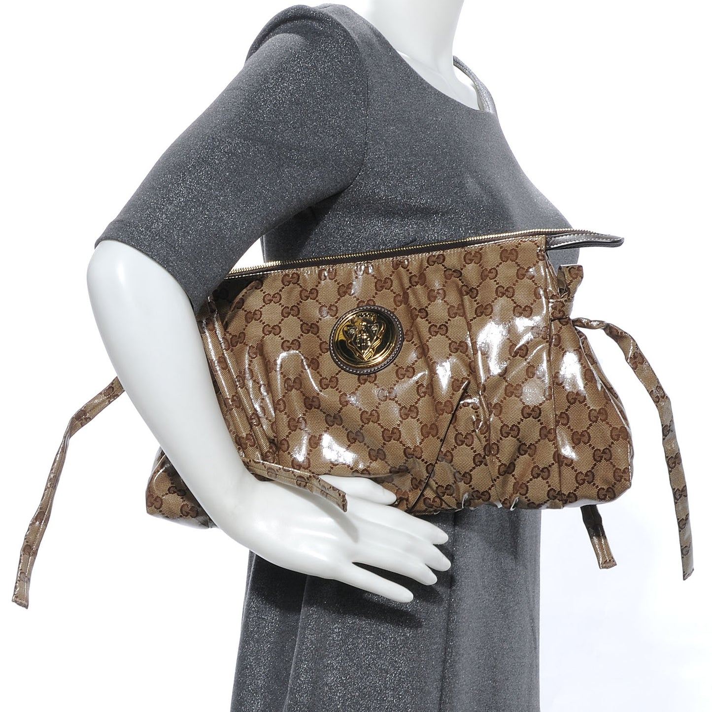 Crystal Monogram Large Hysteria Clutch