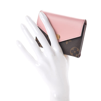 Louis Vuitton Monogram Zoe Wallet Rose Ballerine 2 of 7