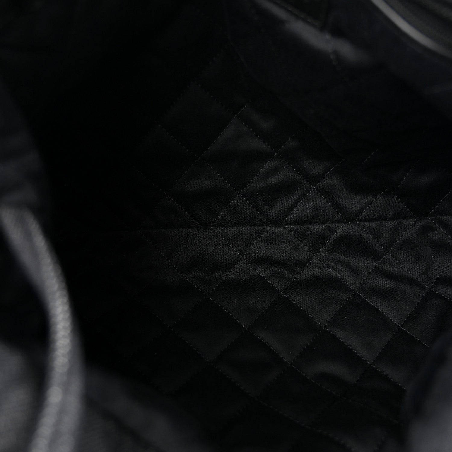 Chanel Denim Patchwork Quilted Small Chanel 22 Black 6 of 11