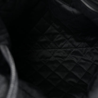 Chanel Denim Patchwork Quilted Small Chanel 22 Black 6 of 11