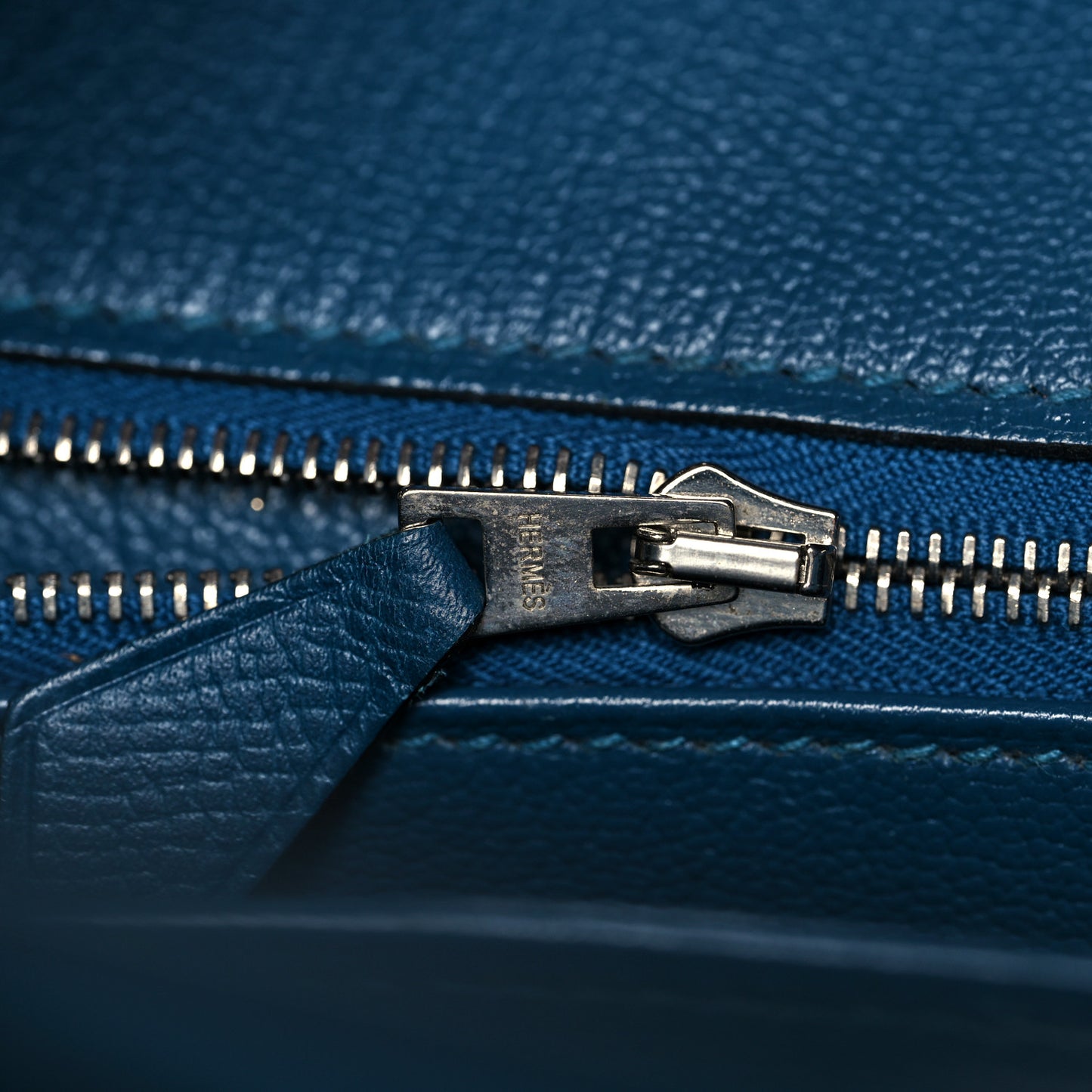 Epsom Birkin 35 Bleu Izmir
