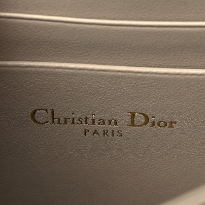 Christian Dior Lambskin Cannage Mini My Dior Top Handle Clutch Beige 6 of 10