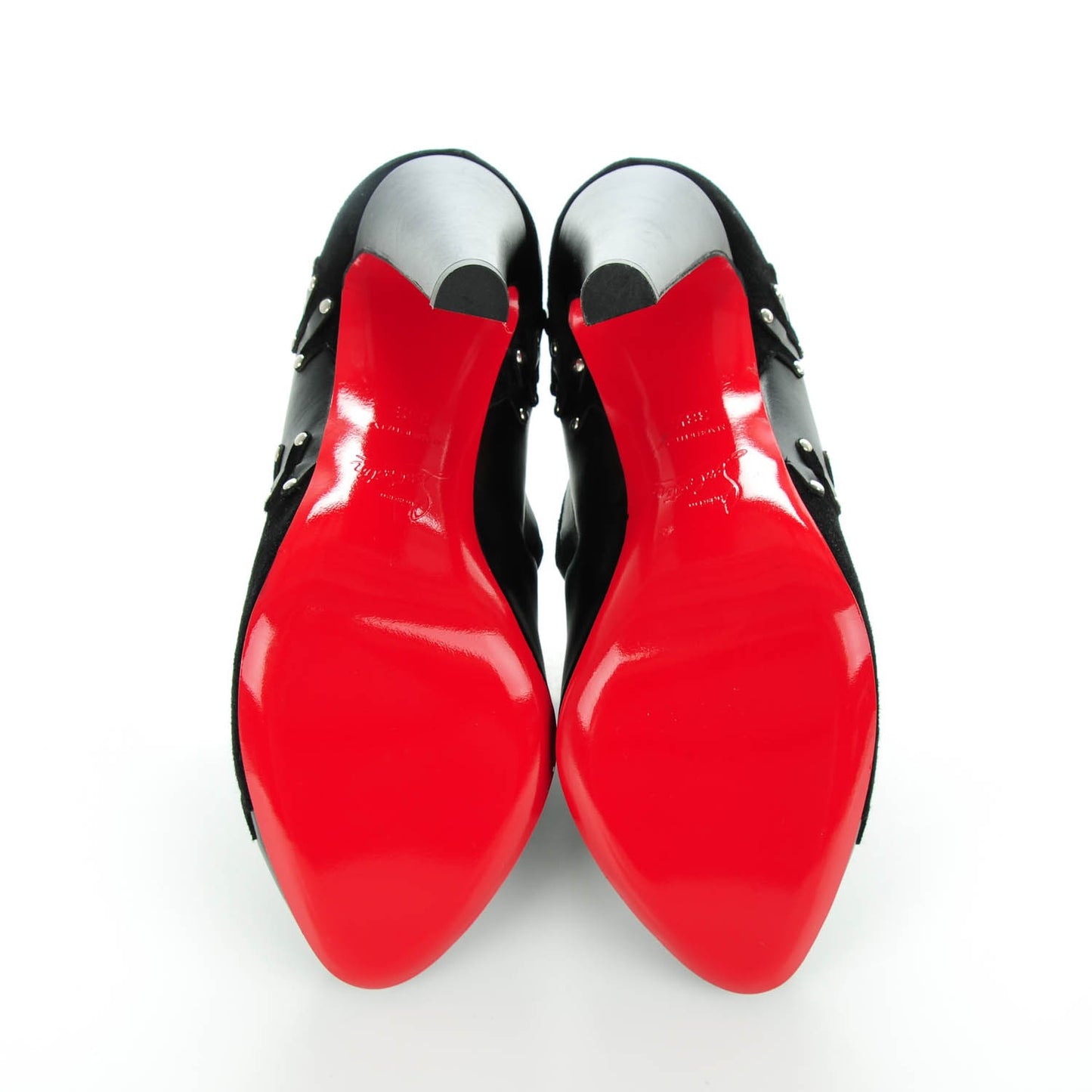 Veau Velours Shiny Calf Volvotico 100 Booties 38.5 Black