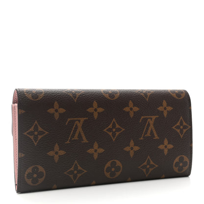 Louis Vuitton Monogram Emilie Wallet Rose Ballerine 3 of 7