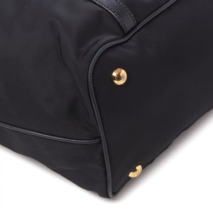 Prada Tessuto Nylon Saffiano Tote Black 5 of 8