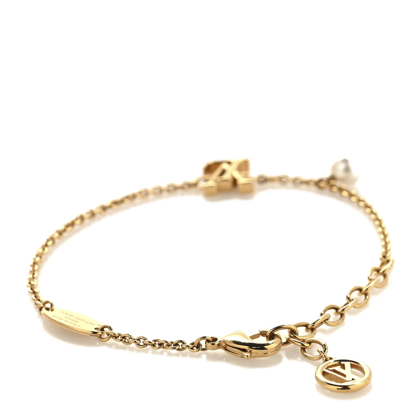 Metal LV Iconic Louisa Bracelet Gold