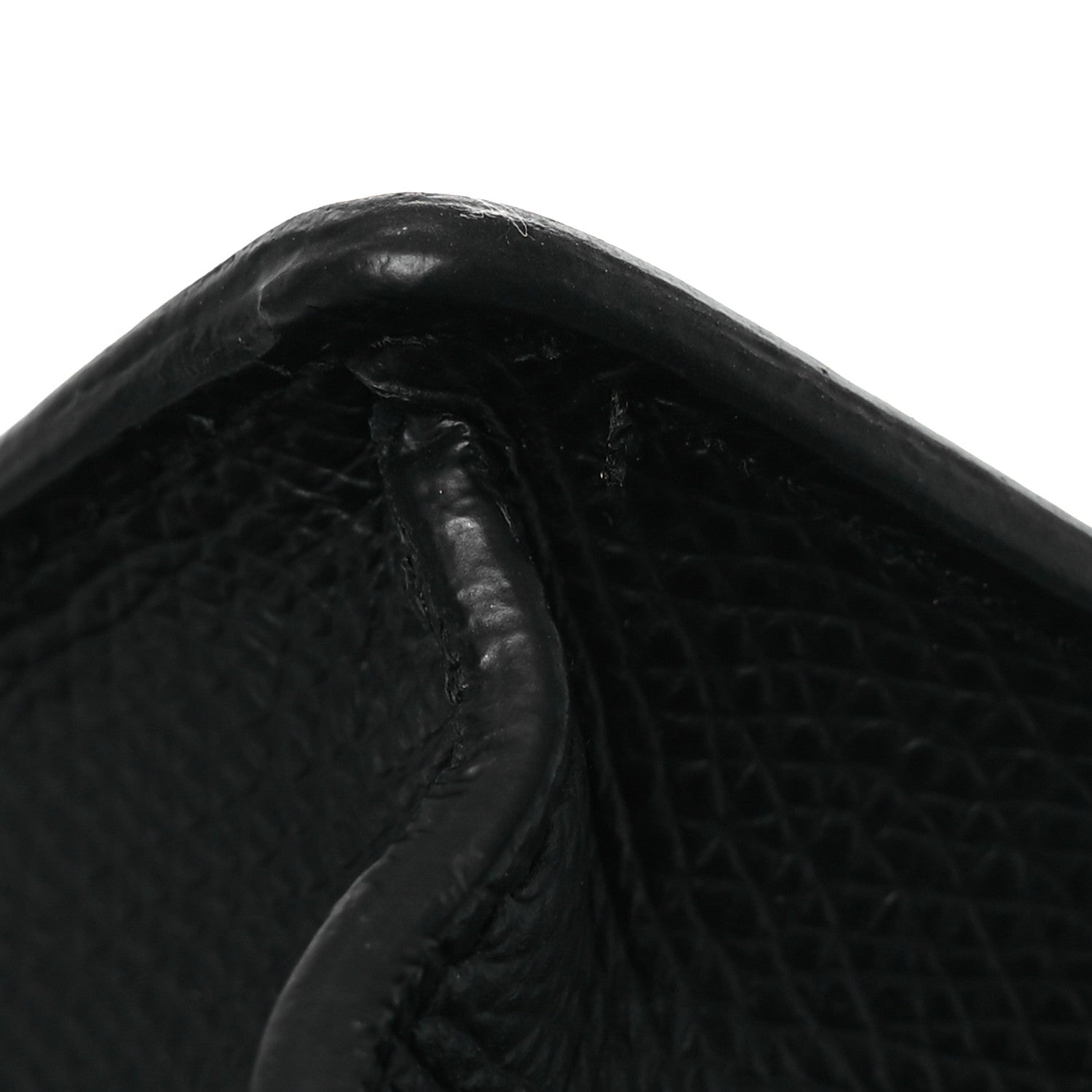 Christian Dior Grained Calfskin Saddle Chain Pouch Black 15 of 15