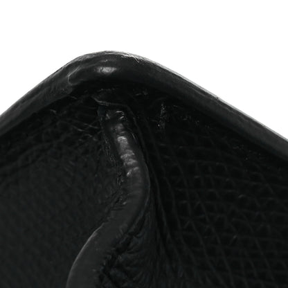 Christian Dior Grained Calfskin Saddle Chain Pouch Black 15 of 15