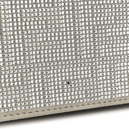 Fendi Crystal Vitello Laminato FF Petite Peekaboo I SEE U Satchel Crystal Argento 13 of 13