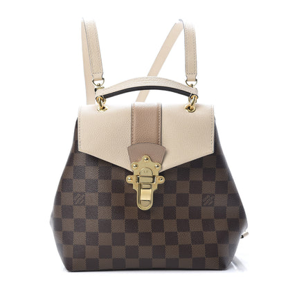 Louis Vuitton Damier Ebene Clapton Backpack Creme 1 of 10