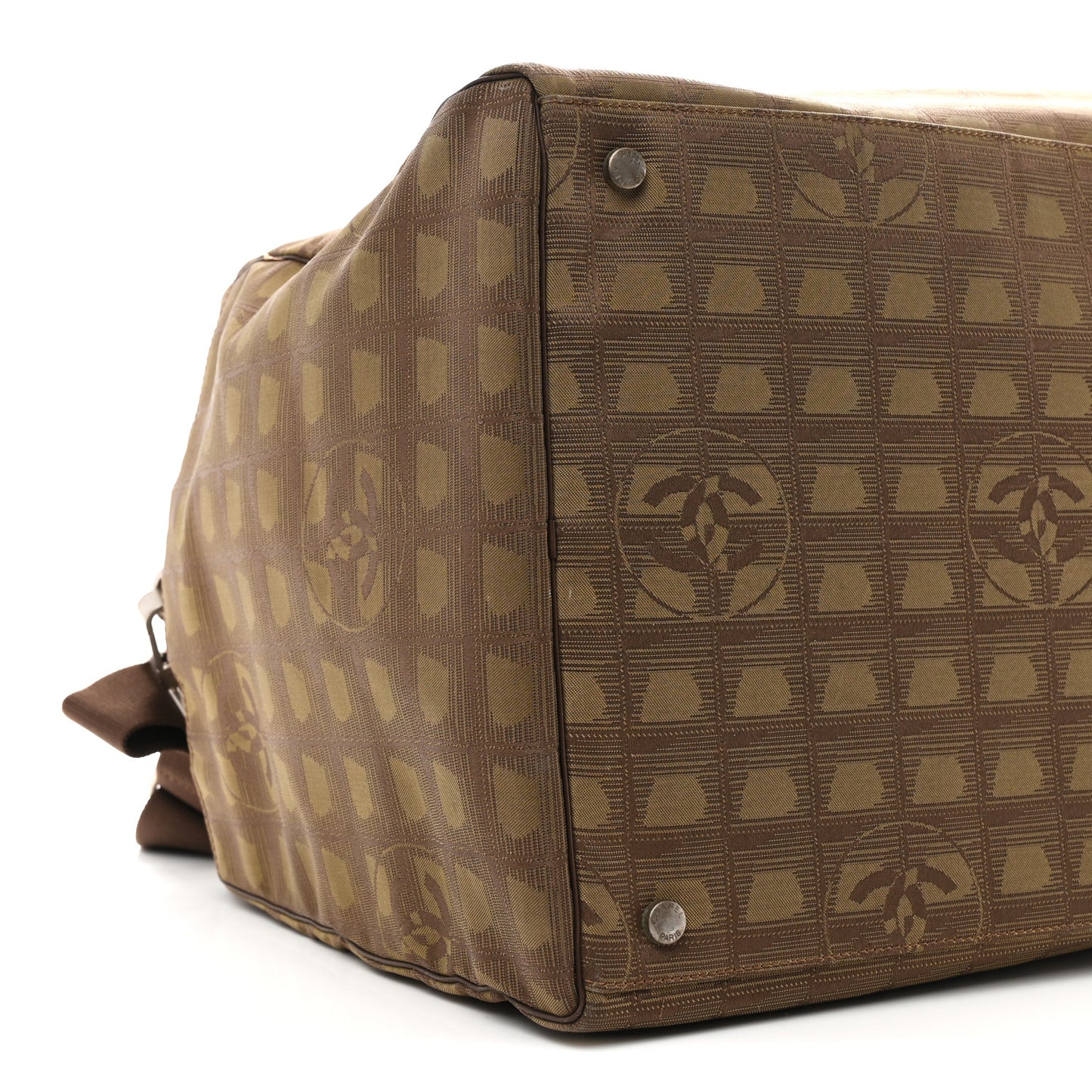 Nylon Travel Duffle Brown