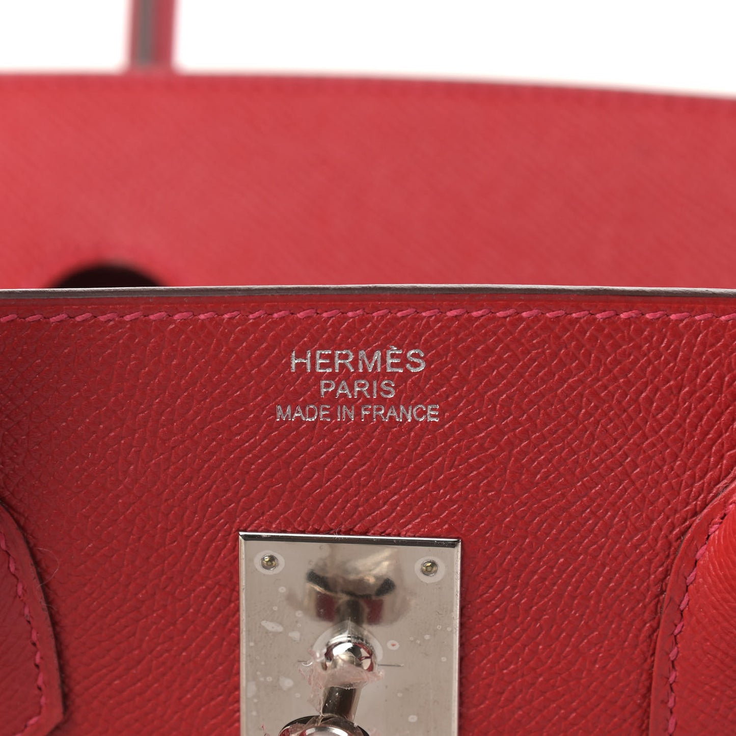 Epsom Birkin 35 Rouge Casaque