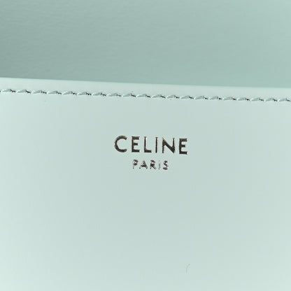 Celine Shiny Calfskin Teen Triomphe Light Aqua 6 of 10