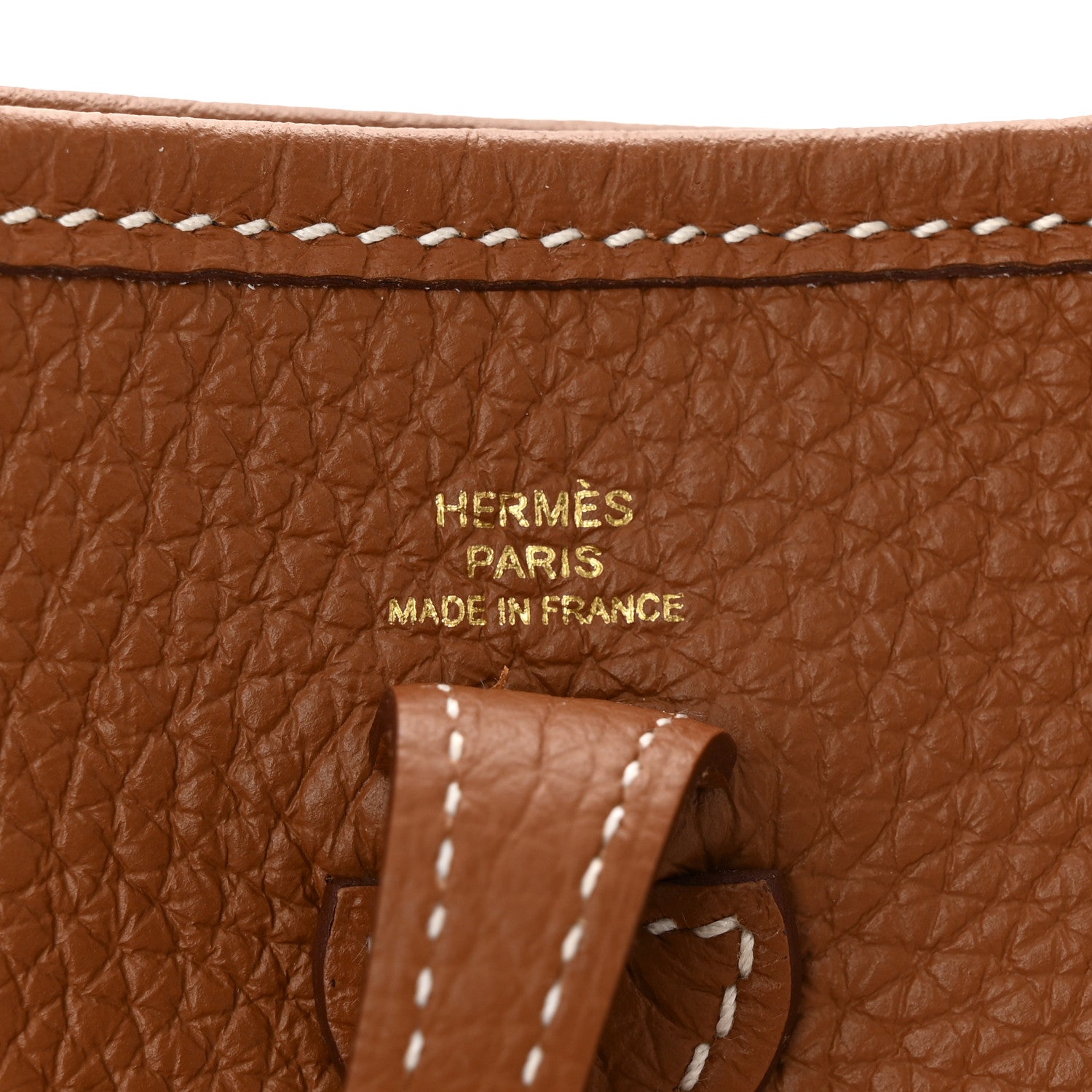 Hermes Taurillon Clemence Evelyne TPM Gold 6 of 11