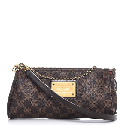 Louis Vuitton Damier Ebene Eva Clutch 1 of 9