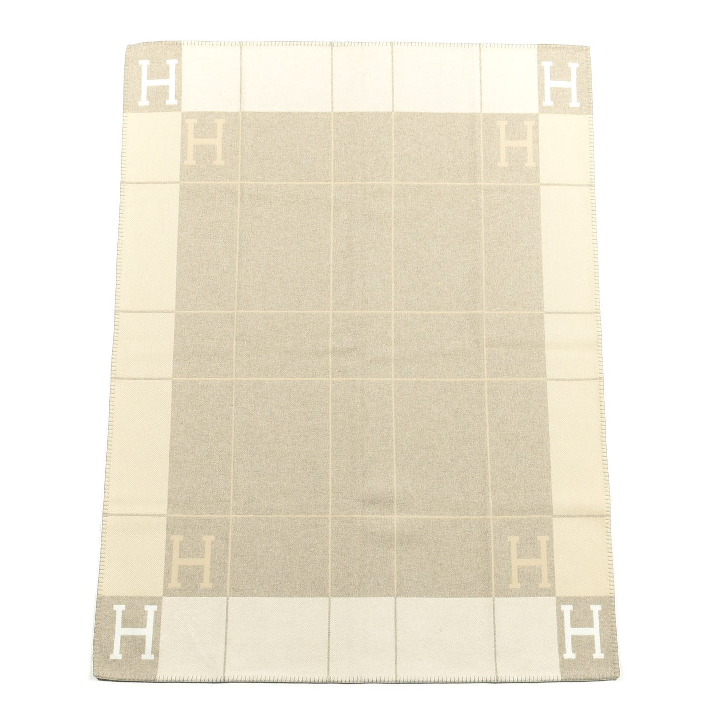 Wool Cashmere Avalon III Blanket Coco Camomille
