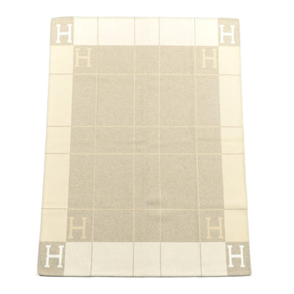Hermes Wool Cashmere Avalon III Blanket Coco Camomille 1 of 3