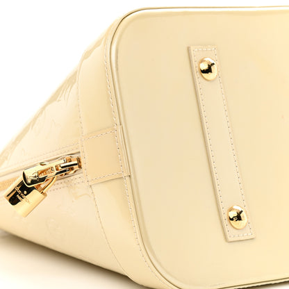 Louis Vuitton Vernis Alma GM Blanc Corail 9 of 13