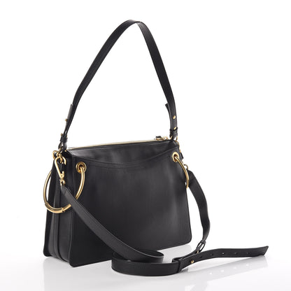 Chloe Calfskin Suede Medium Roy Bag Black 3 of 8