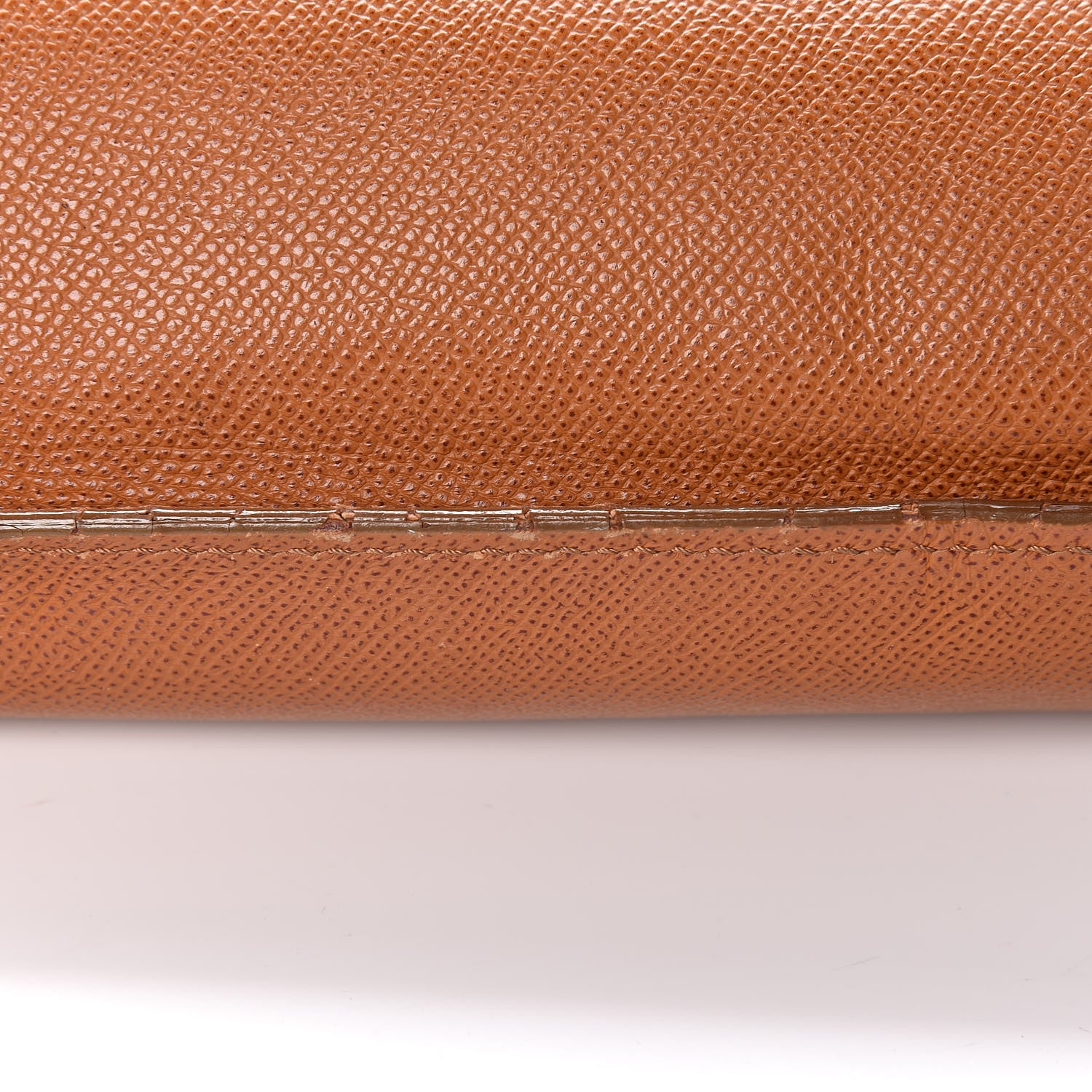 Chanel Grained Calfskin Logo Tote Brown 26 of 33