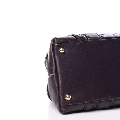 Gucci Calfskin Horsebit Embossed Shoulder Bag Purple 5 of 23