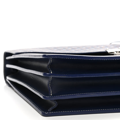 Goyard Goyardine Serviette Chypre Briefcase Blue 8 of 9