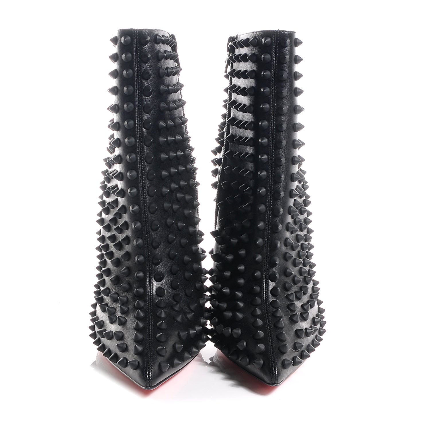 Christian Louboutin Kid Snakilta 120 Booties 37.5 Black 9 of 14