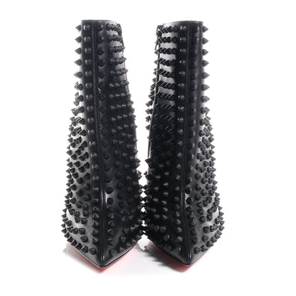 Christian Louboutin Kid Snakilta 120 Booties 37.5 Black 9 of 14