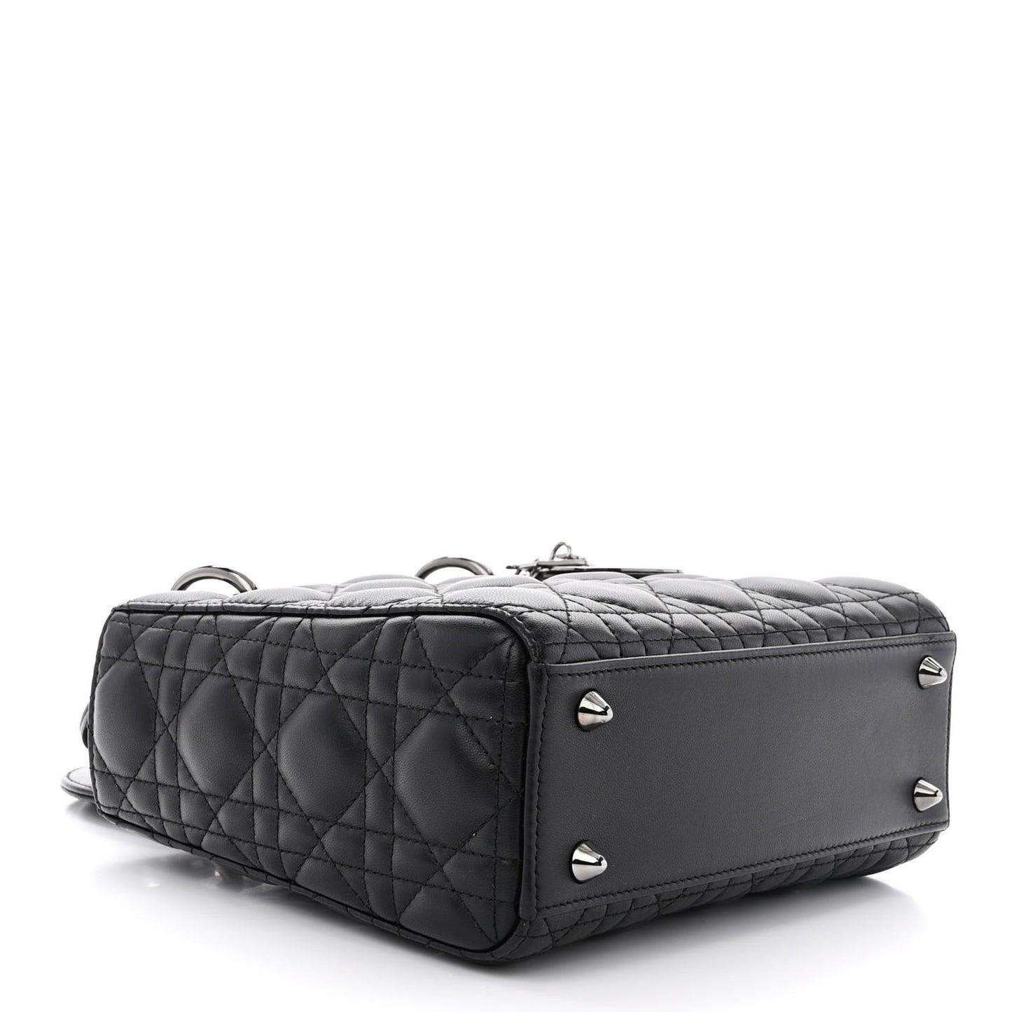 Lambskin Cannage Small My ABCDior Lady Dior Black