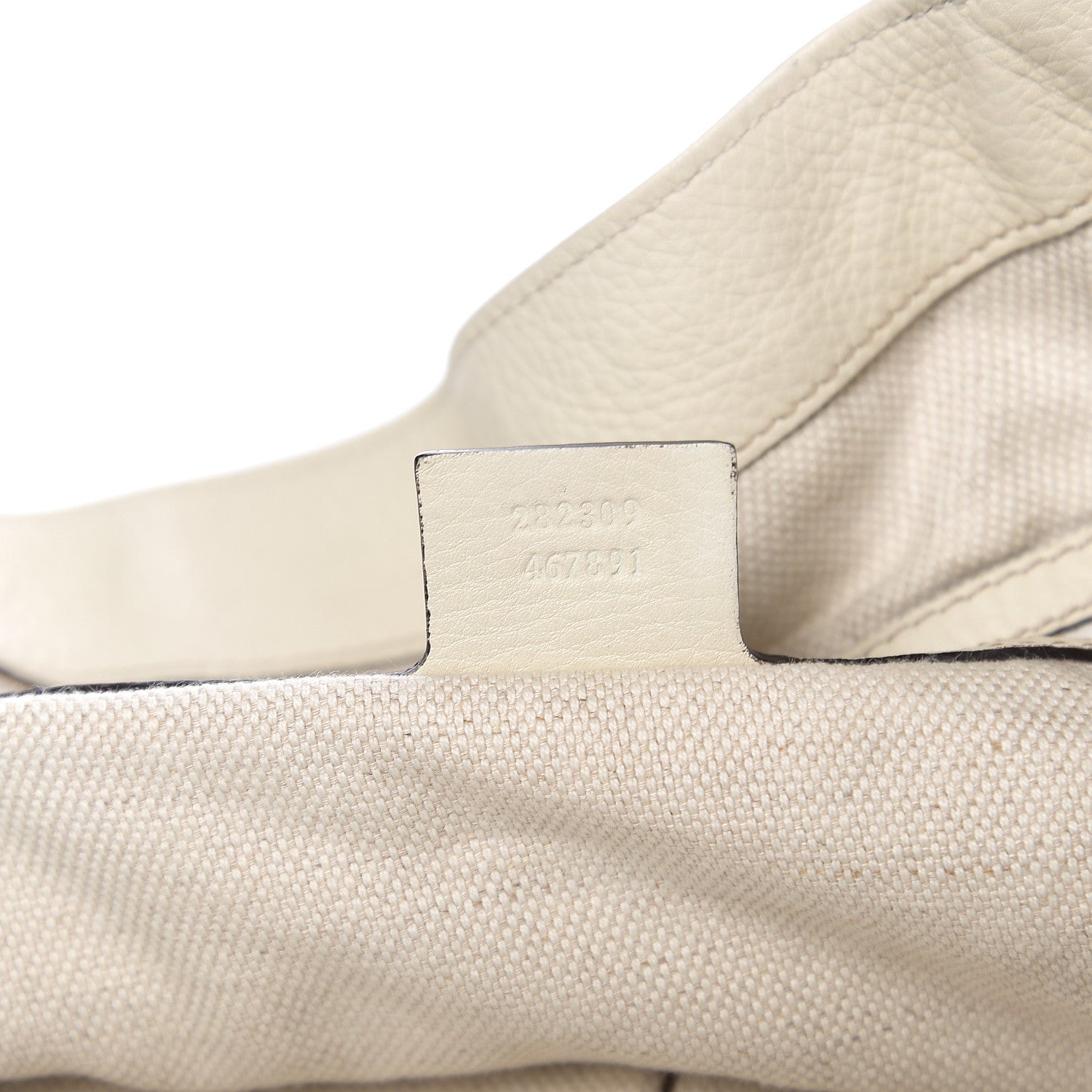 Gucci Pebbled Calfskin Medium Soho Shoulder Bag Off White 6 of 11