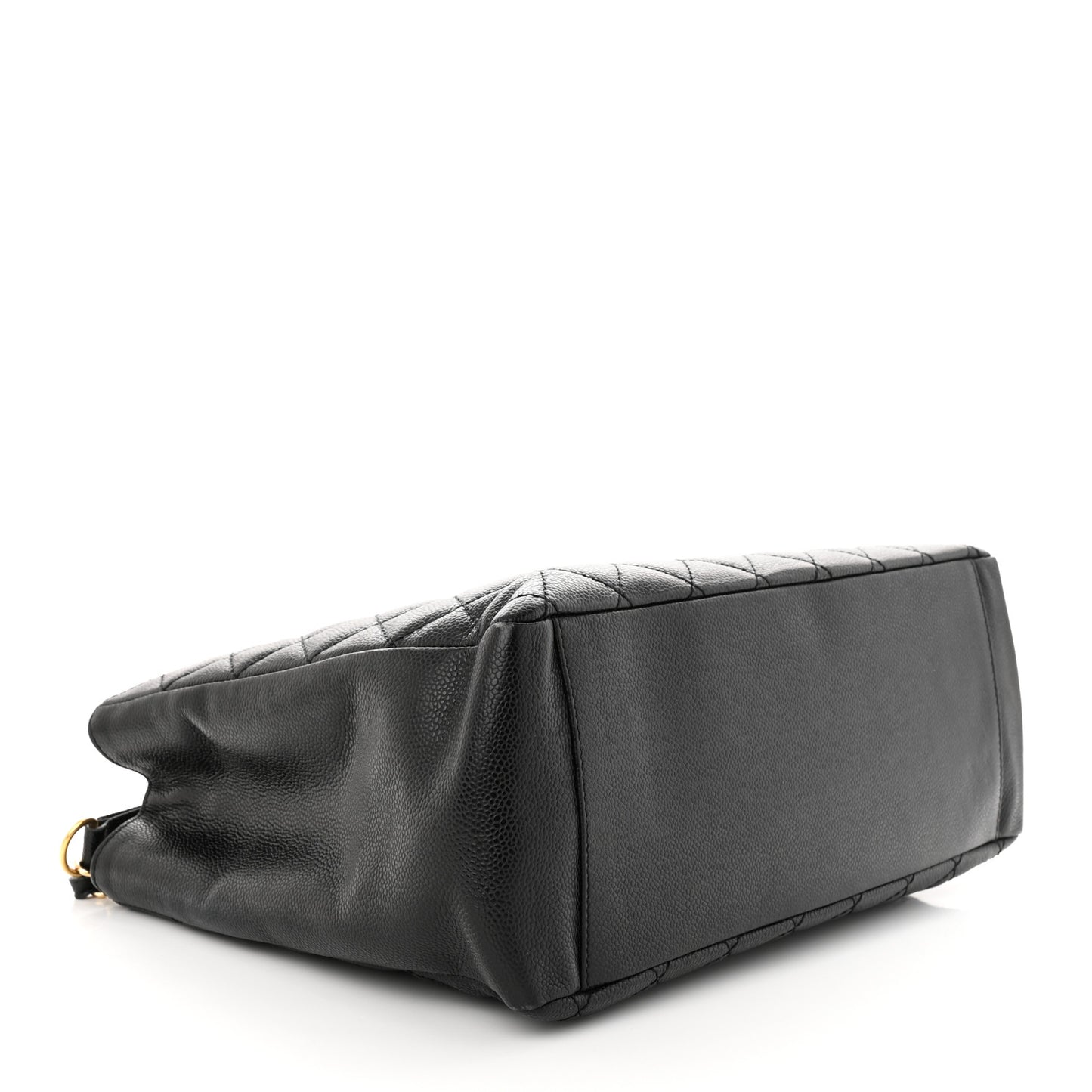 Caviar Quilted Grand Shopping Tote GST Black