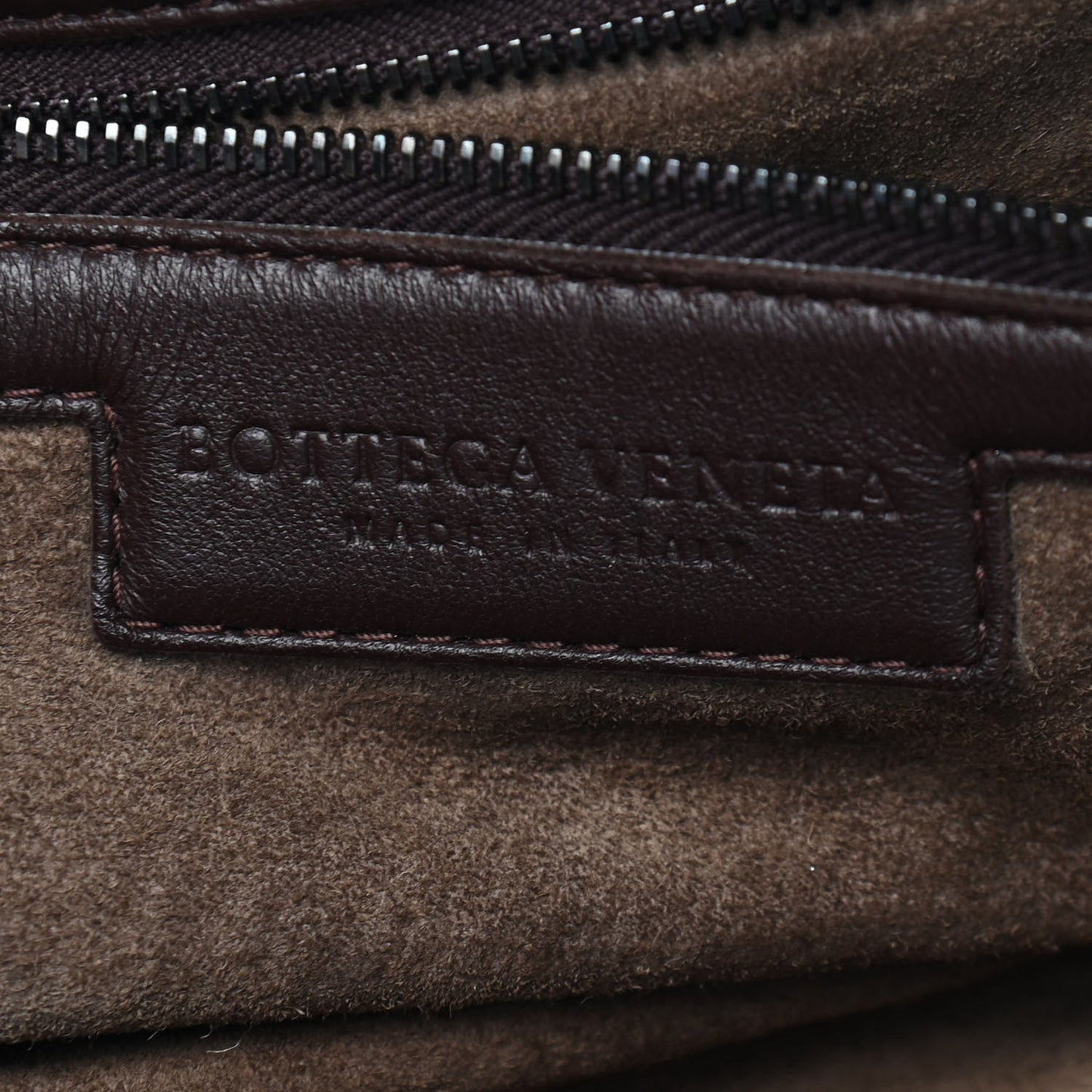 Nappa Intrecciato Large Veneta Hobo Ebano