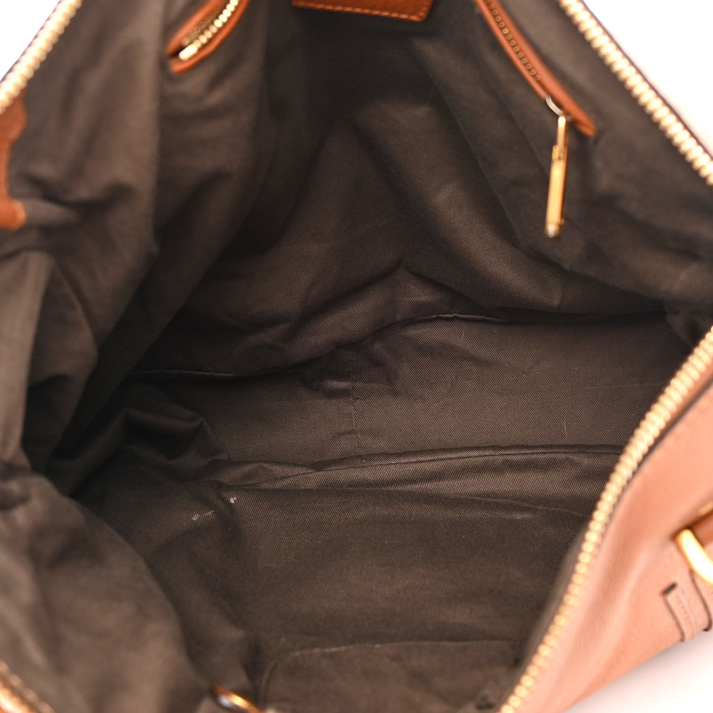 Calfskin Large Marcie Satchel Tan
