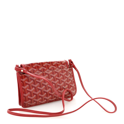 Goyard Goyardine Plumet Wallet Clutch Red 3 of 10