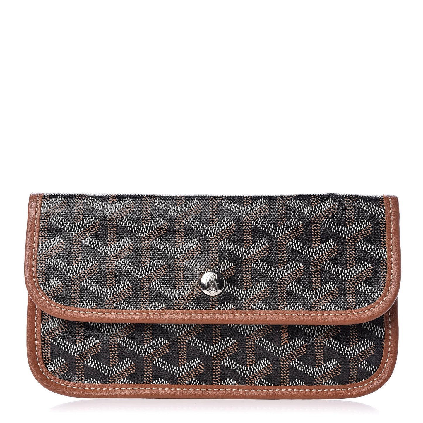 Goyardine Pouch Black Gold