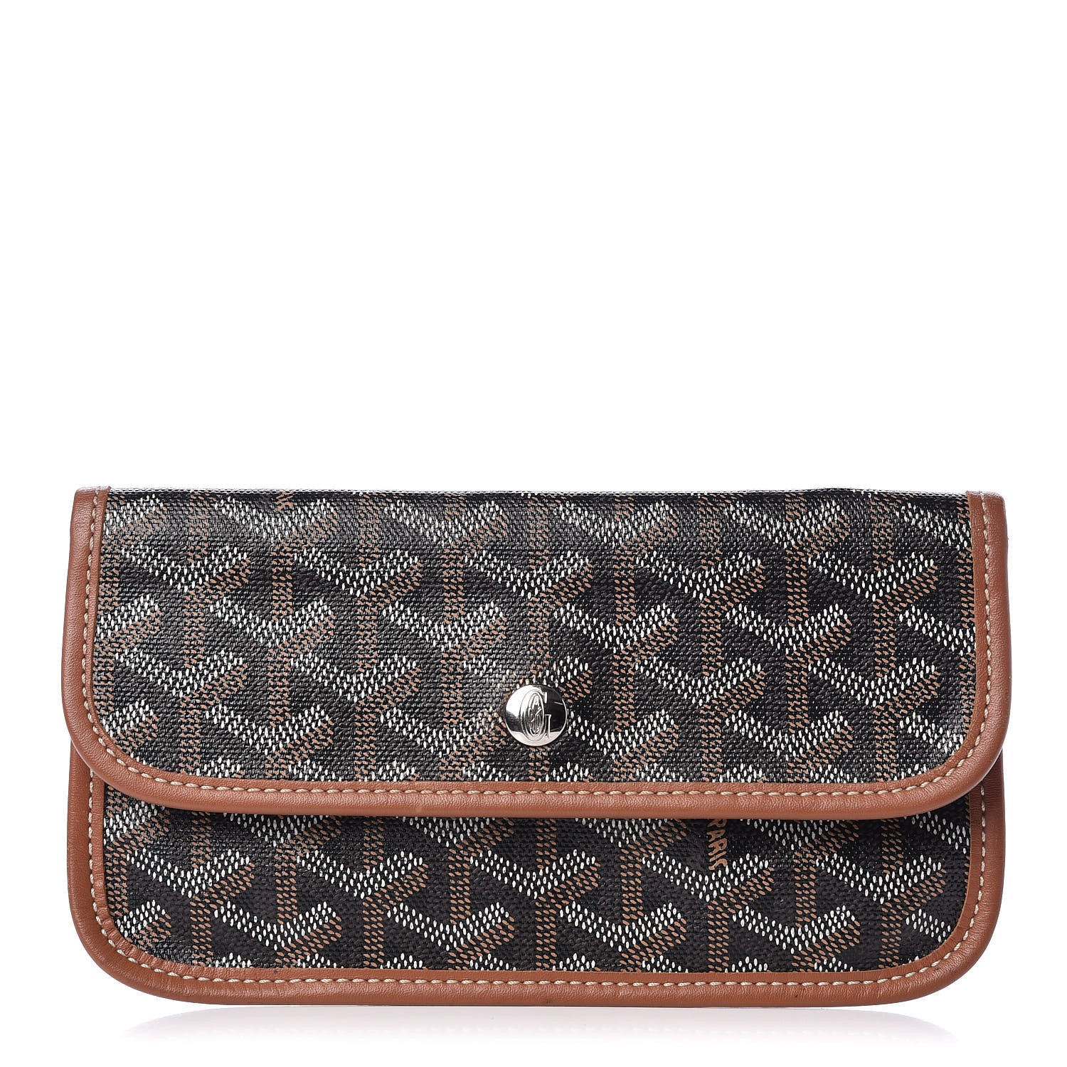 Goyard Goyardine Pouch Black Gold 1 of 7