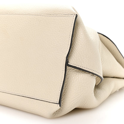 Gucci Cellarius Calfskin Large Bamboo Daily Top Handle Bag Mystic White 9 of 9