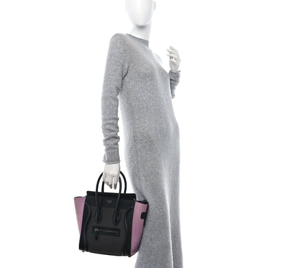 Celine Smooth Drummed Calfskin Micro Tri-Color Luggage Anthracite 2 of 9