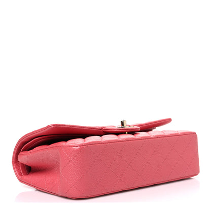 Chanel Caviar Quilted Medium Double Flap Pink 3 of 9
