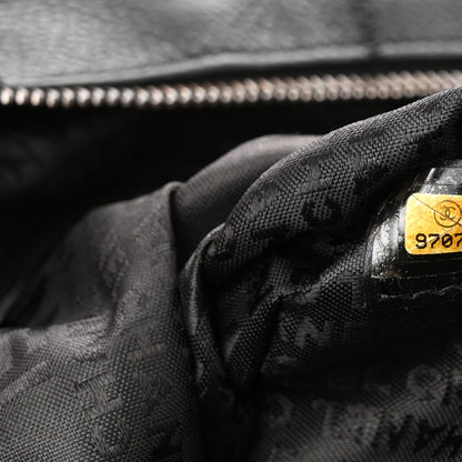 Chanel Caviar Square Stitched Bowler Black 6 of 9